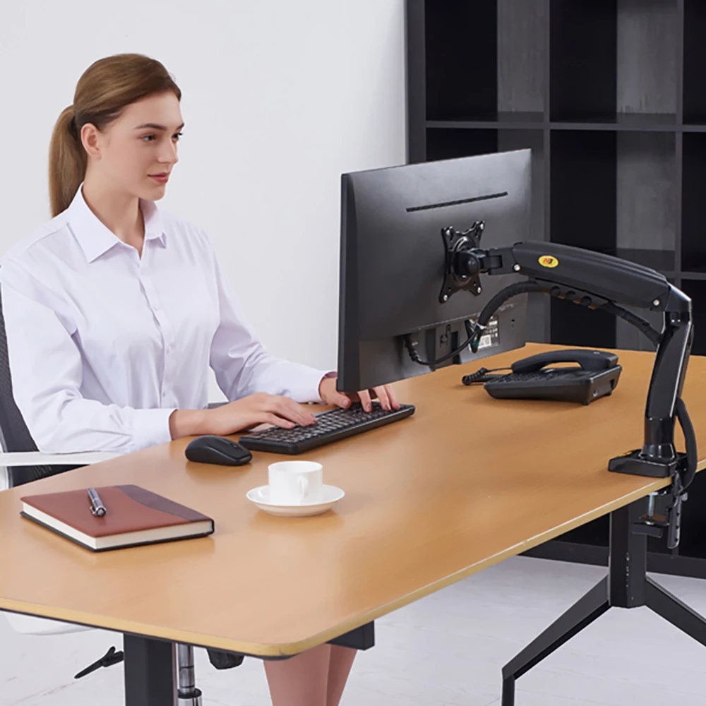 Ergonomic Gas Spring Monitor Arm – Fits 17–30'' LED/LCD Screens, Heavy-Duty Adjustable Holder (2–9kg Load) - Image 12