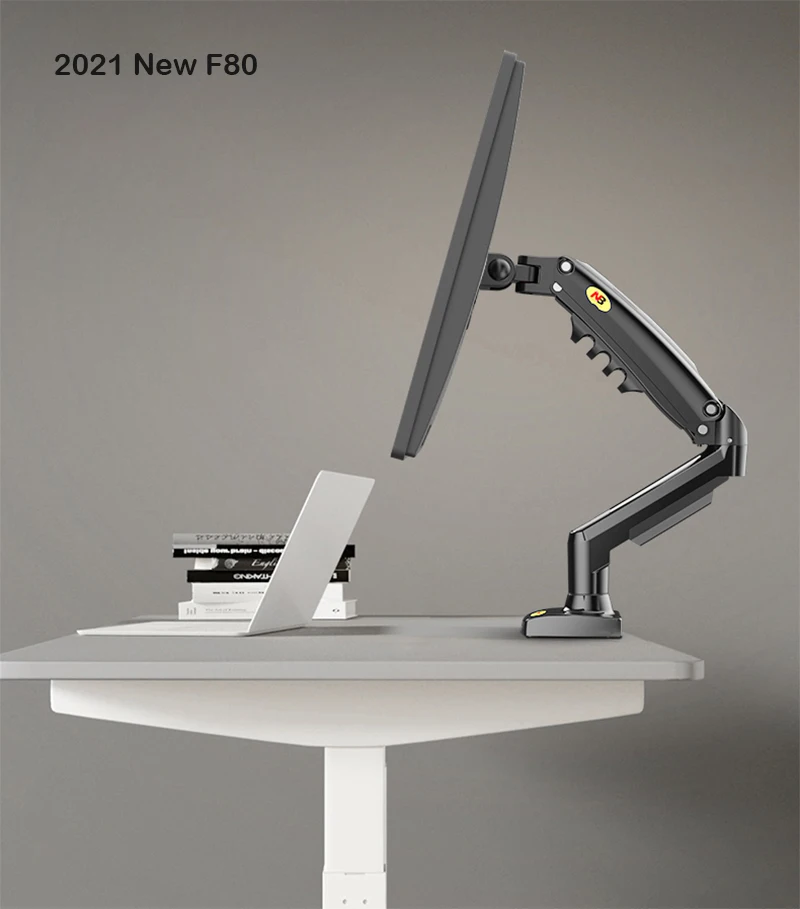 Ergonomic Gas Spring Monitor Arm – Fits 17–30'' LED/LCD Screens, Heavy-Duty Adjustable Holder (2–9kg Load) - Image 3