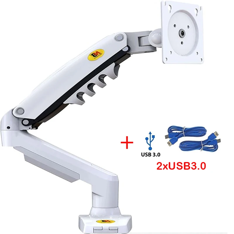 Ergonomic Gas Spring Monitor Arm – Fits 17–30'' LED/LCD Screens, Heavy-Duty Adjustable Holder (2–9kg Load) - Image 6